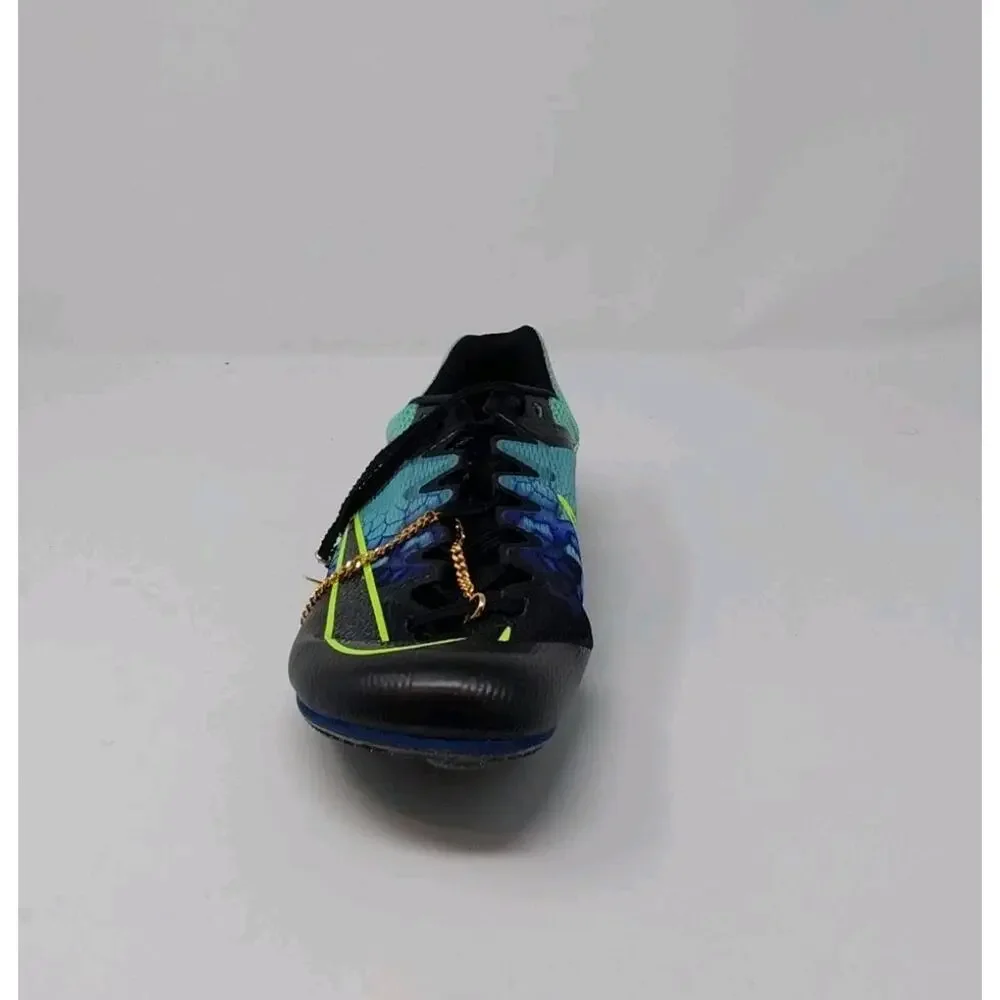 Nike Zoom Rival Sprint Track Spikes Black Green Blue Sz 7 Women/5.5 Men - Picture 7 of 16